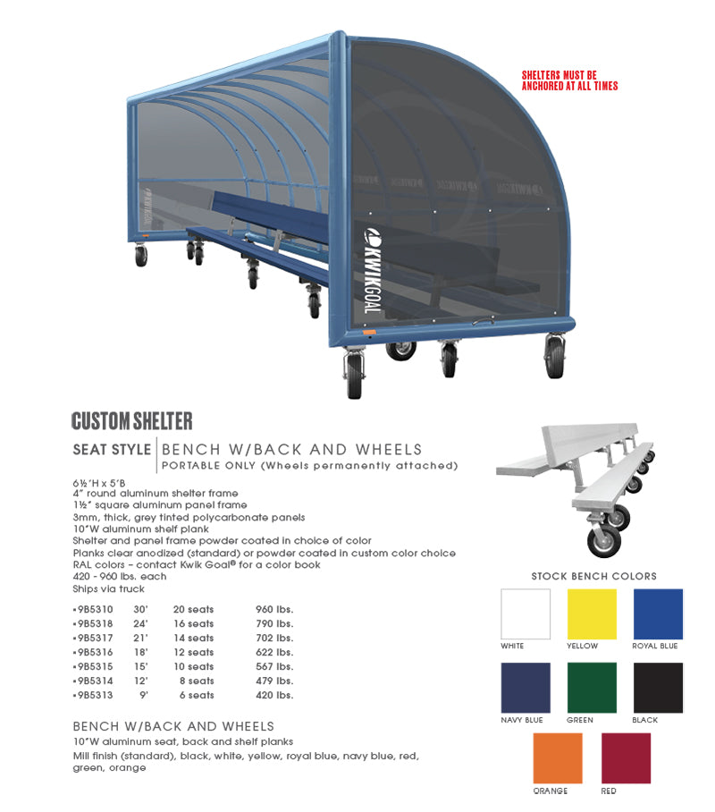 Custom Shelter with Wheels