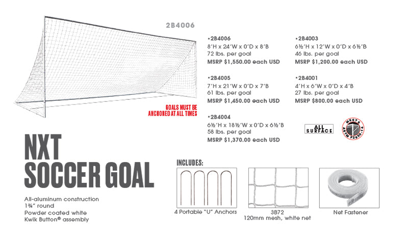 サッカーゴール Amazon | Champion Sports ポータブルサッカーゴール: Rhino