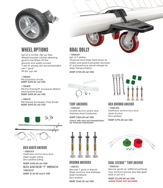 Wheels, Dolly & Anchors