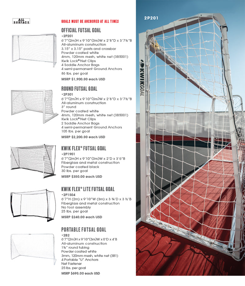 FUTSAL GOAL 公式サイズ 2セット FUTSAL GOAL 公式サイズ 2セット FUTSAL GOAL 公式サイズ 2セット